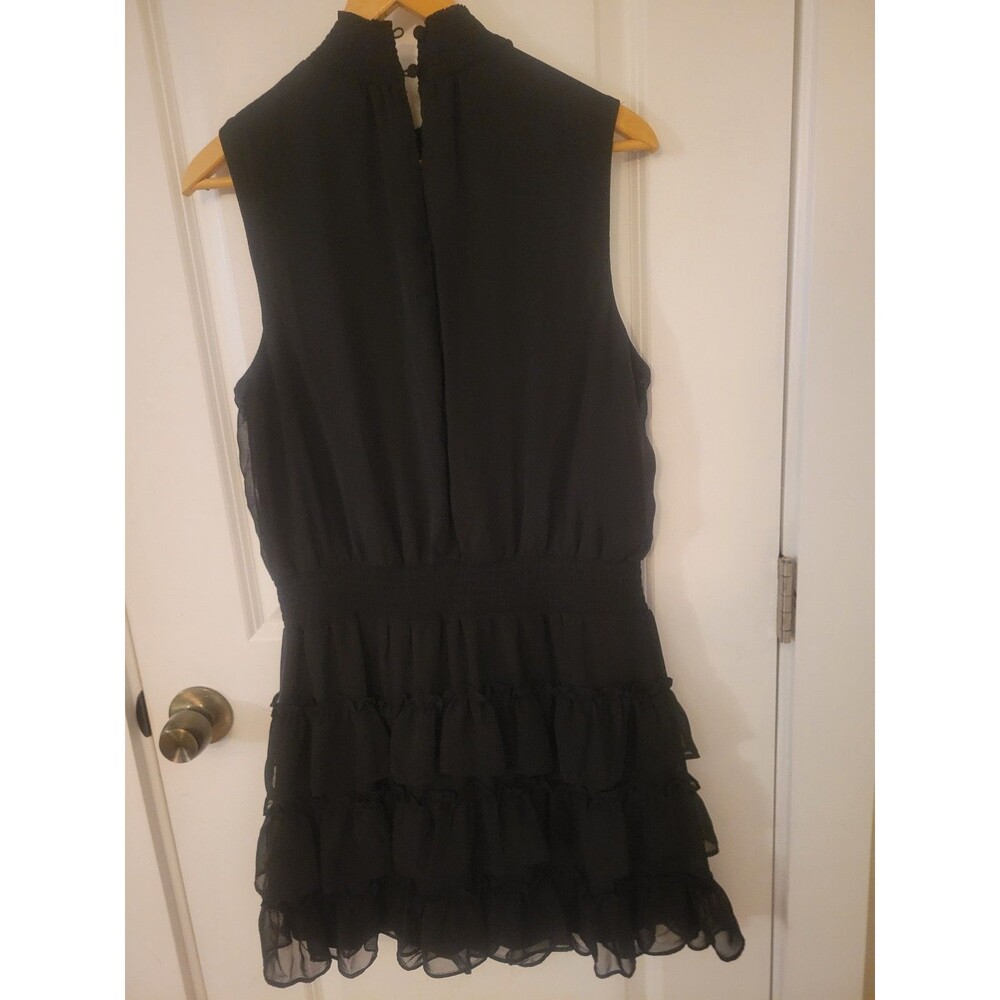 Elegant Black Tiered Dress by MSK